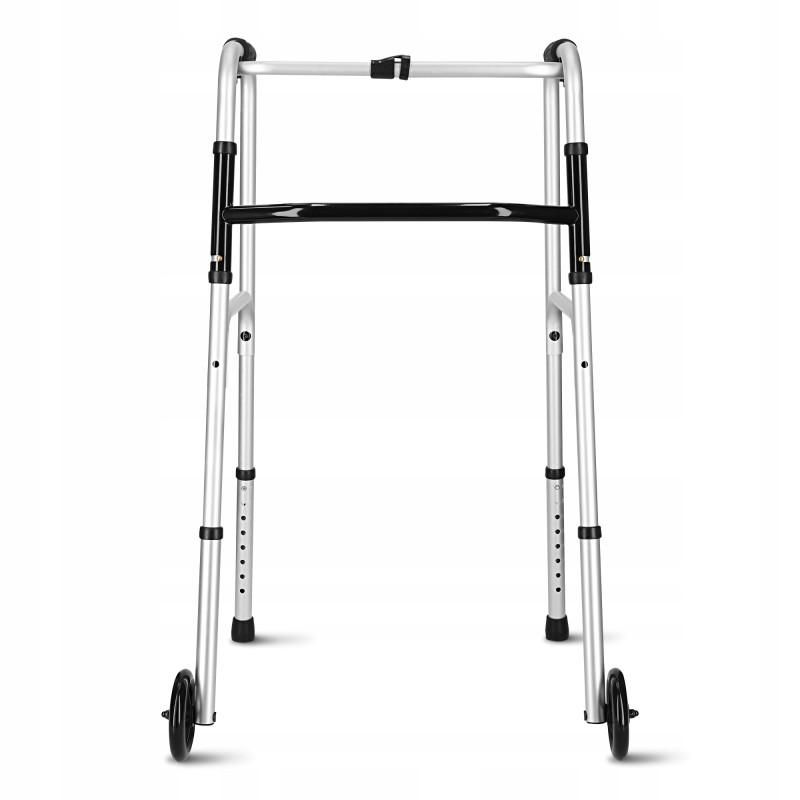 Реабілітаційні ходунки 4FIZJO регульовані, з коліщатами Silver/Black (P-5905973406451)