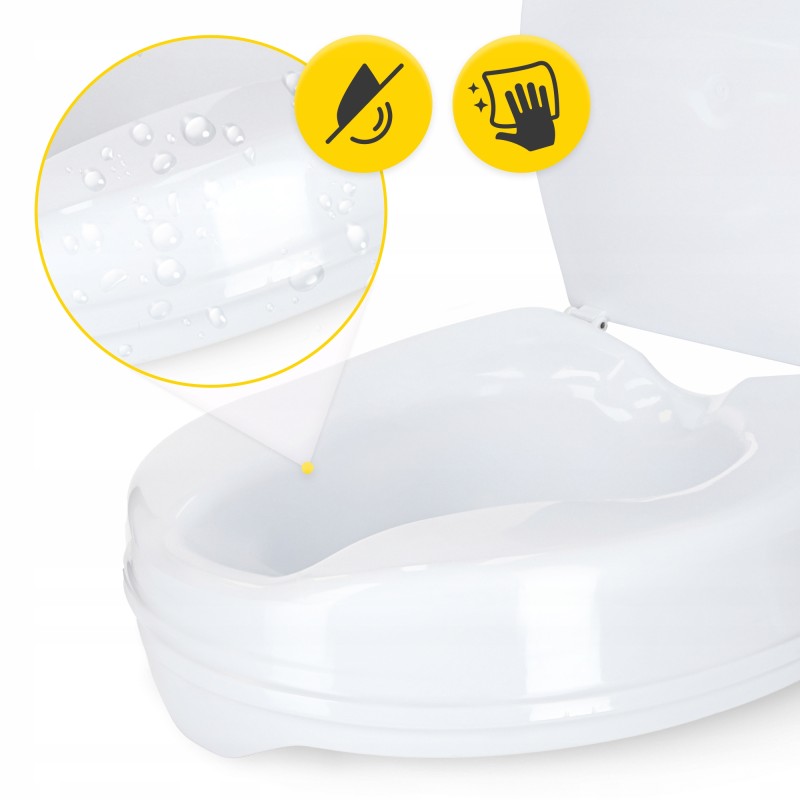 Насадка (надставка) на унітаз 4FIZJO 15 см White (P-5905973406444)