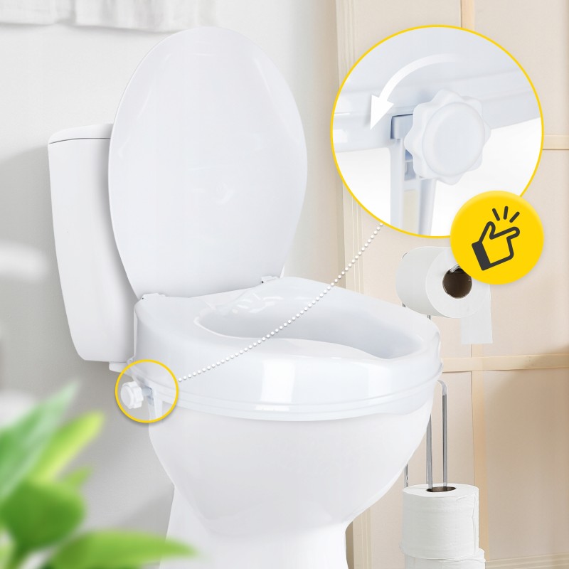 Насадка (надставка) на унітаз 4FIZJO 15 см White (P-5905973406444)