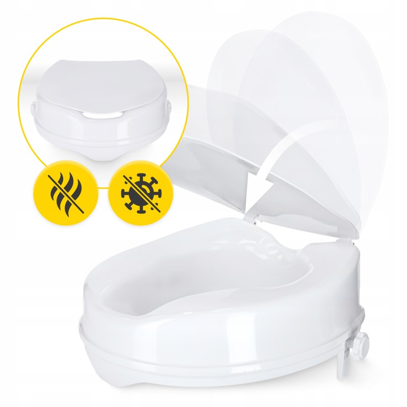 Насадка (надставка) на унітаз 4FIZJO 15 см White (P-5905973406444)
