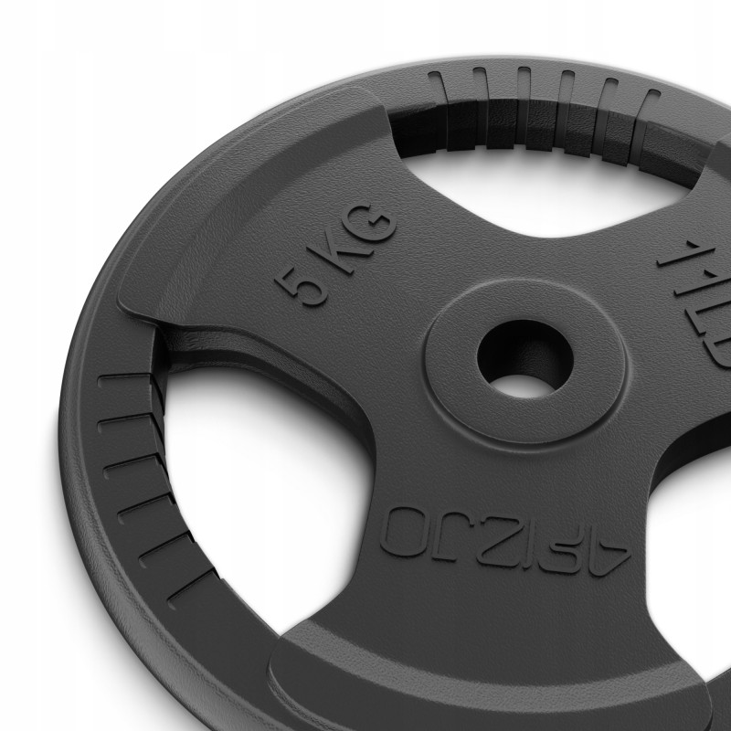 Диск металевий 4FIZJO 2 x 5 кг 26 мм Black (P-5905973401340)