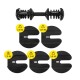 Гантеля з регульованою вагою Cornix 2.5-24 кг XR-0405 Black