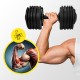 Гантеля з регульованою вагою Cornix 2.5-24 кг XR-0405 Black