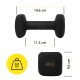 Гантелі вінілові Cornix Square 2 x 4 кг XR-0409 Black