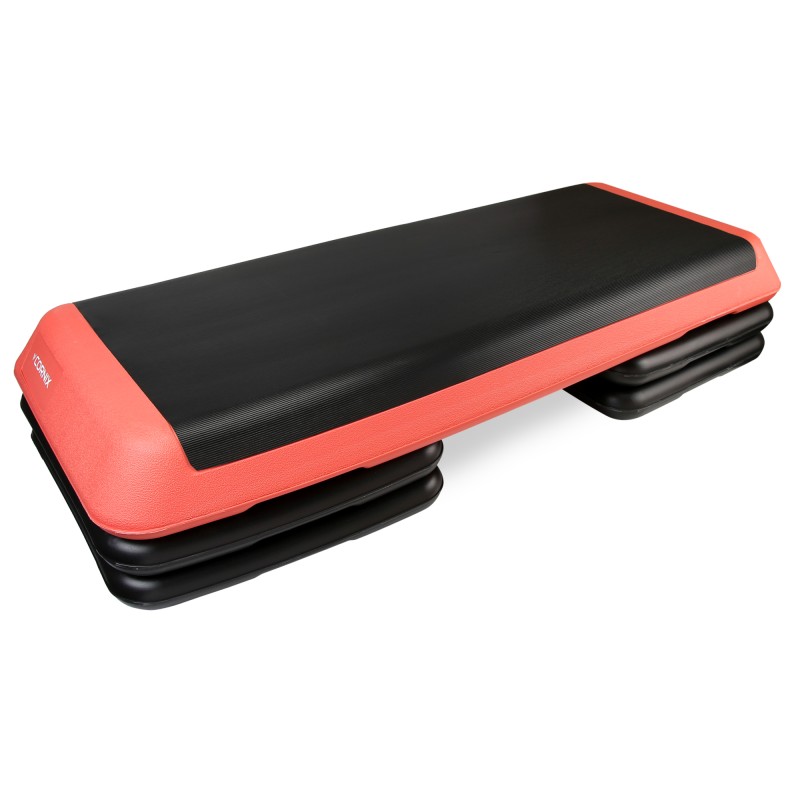 Степ-платформа 3-ступінчаста Cornix Pro 109 х 41 х 10-20 см XR-0404 Black/Red