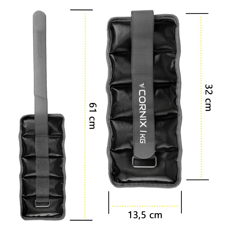 Обважнювачі-манжети для ніг та рук Cornix 2 x 1 кг XR-0397