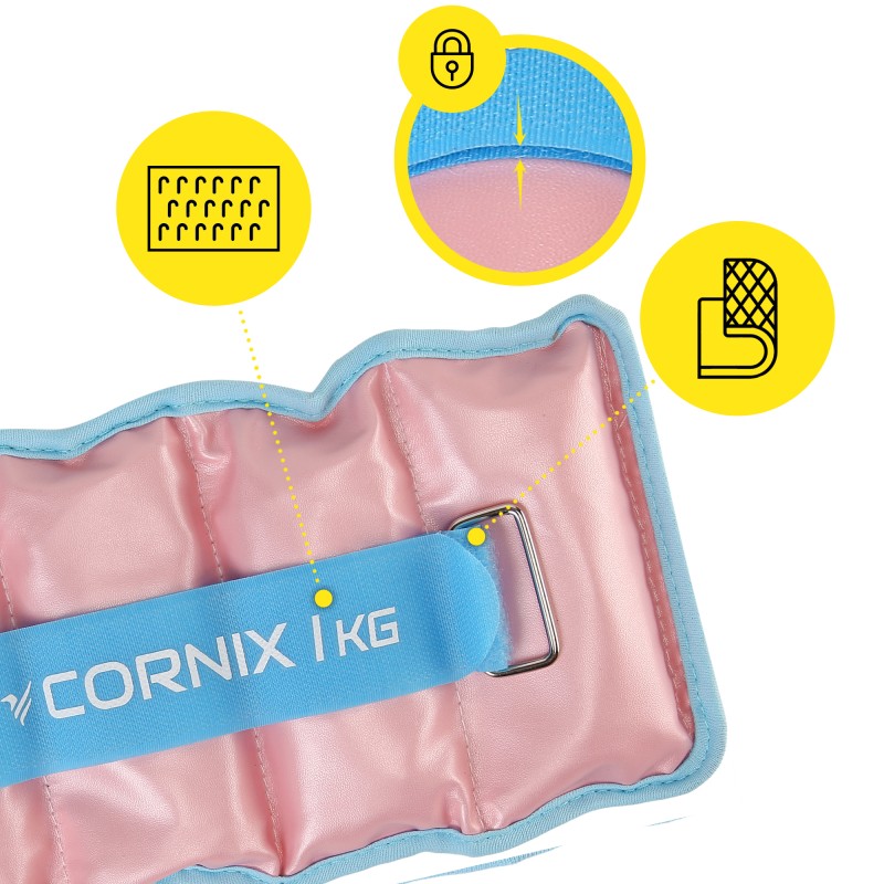 Обважнювачі-манжети для ніг та рук Cornix 2 x 1 кг XR-0399