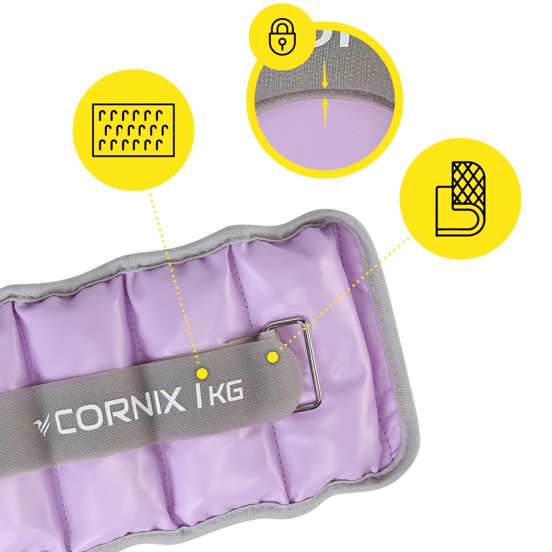 Обважнювачі-манжети для ніг та рук Cornix 2 x 1 кг XR-0398