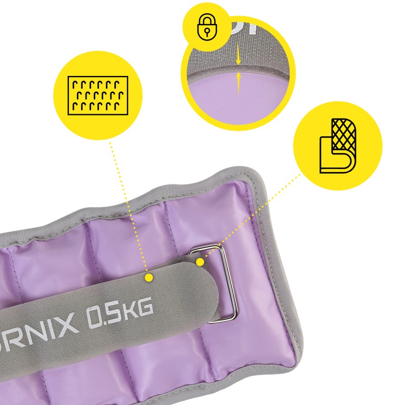 Обважнювачі-манжети для ніг та рук Cornix 2 x 0.5 кг XR-0395