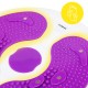 Диск здоров'я для талії Cornix Twisting Waist Disc з еспандерами XR-0449 White/Violet