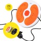 Диск здоров'я для талії Cornix Twisting Waist Disc з еспандерами XR-0452 White/Orange