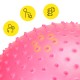 М'яч для фітнесу (фітбол) Cornix 55 см напівмасажний Anti-Burst XR-0461 Pink