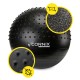М'яч для фітнесу (фітбол) Cornix 65 см напівмасажний Anti-Burst XR-0474 Black