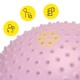 М'яч для фітнесу (фітбол) Cornix 55 см напівмасажний Anti-Burst XR-0465 Light Pink