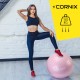 М'яч для фітнесу (фітбол) Cornix 55 см напівмасажний Anti-Burst XR-0465 Light Pink