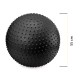 М'яч для фітнесу (фітбол) Cornix 55 см масажний Anti-Burst XR-0466 Black