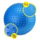 М'яч для фітнесу (фітбол) Cornix 65 см масажний Anti-Burst XR-0483 Blue