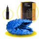 М'яч для фітнесу (фітбол) Cornix 65 см масажний Anti-Burst XR-0483 Blue