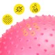 М'яч для фітнесу (фітбол) Cornix 55 см масажний Anti-Burst XR-0469 Pink
