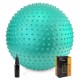 М'яч для фітнесу (фітбол) Cornix 65 см масажний Anti-Burst XR-0488 Mint