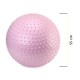 М'яч для фітнесу (фітбол) Cornix 55 см масажний Anti-Burst XR-0473 Light Pink