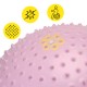М'яч для фітнесу (фітбол) Cornix 55 см масажний Anti-Burst XR-0473 Light Pink
