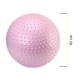 М'яч для фітнесу (фітбол) Cornix 65 см масажний Anti-Burst XR-0489 Light Pink