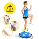 Балансувальна платформа (півсфера) Cornix Bosu Ball 58 см з еспандерами XR-0457 Blue