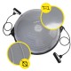 Балансувальна платформа (півсфера) Cornix Bosu Ball 58 см з еспандерами XR-0455 Grey