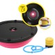 Балансувальна платформа (півсфера) Cornix Bosu Ball 58 см з еспандерами XR-0456 Pink