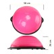 Балансувальна платформа (півсфера) Cornix Bosu Ball 58 см з еспандерами XR-0456 Pink