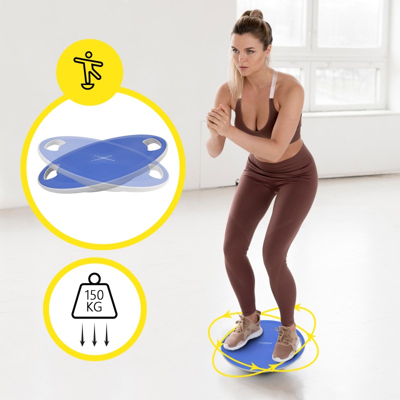 Балансувальна платформа Cornix кругла, пластикова XR-0445 Blue/Grey