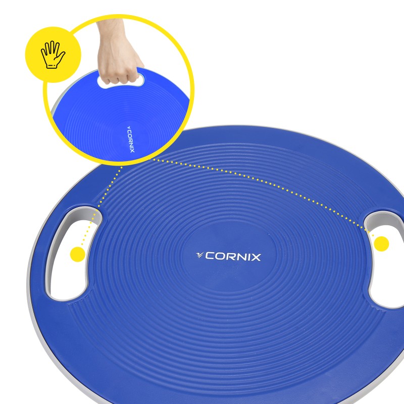 Балансувальна платформа Cornix кругла, пластикова XR-0445 Blue/Grey