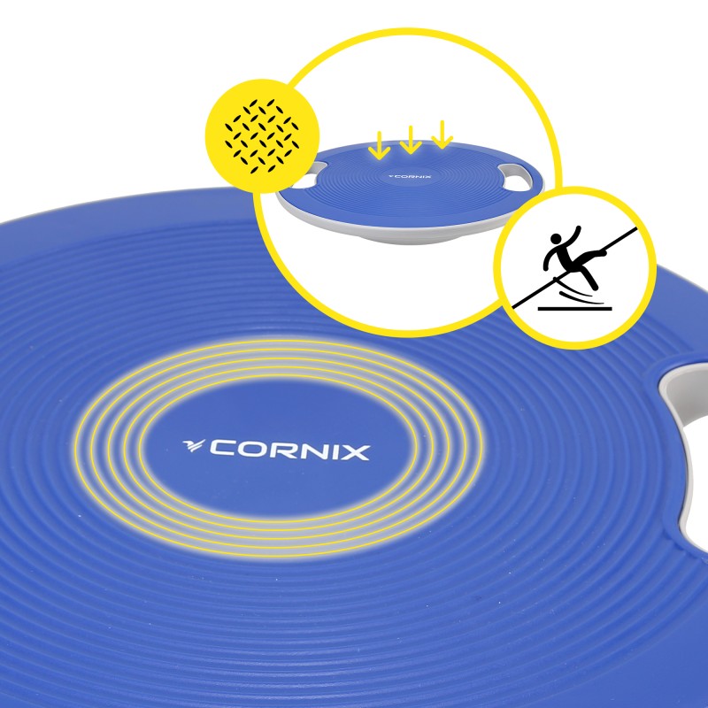 Балансувальна платформа Cornix кругла, пластикова XR-0445 Blue/Grey