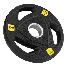 Диск олімпійський Cornix 1 x 5 кг 51 мм металевий, прогумований XR-0425 Black