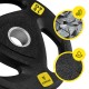 Диск олімпійський Cornix 1 x 15 кг 51 мм металевий, прогумований XR-0427 Black
