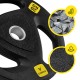 Диск олімпійський Cornix 1 x 20 кг 51 мм металевий, прогумований XR-0428 Black