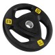 Диск олімпійський Cornix 1 x 20 кг 51 мм металевий, прогумований XR-0428 Black