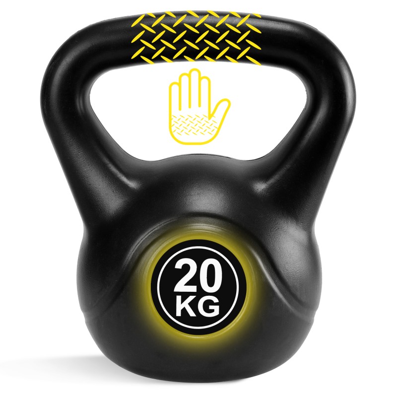 Гиря вінілова Cornix 20 кг XR-0433 Black