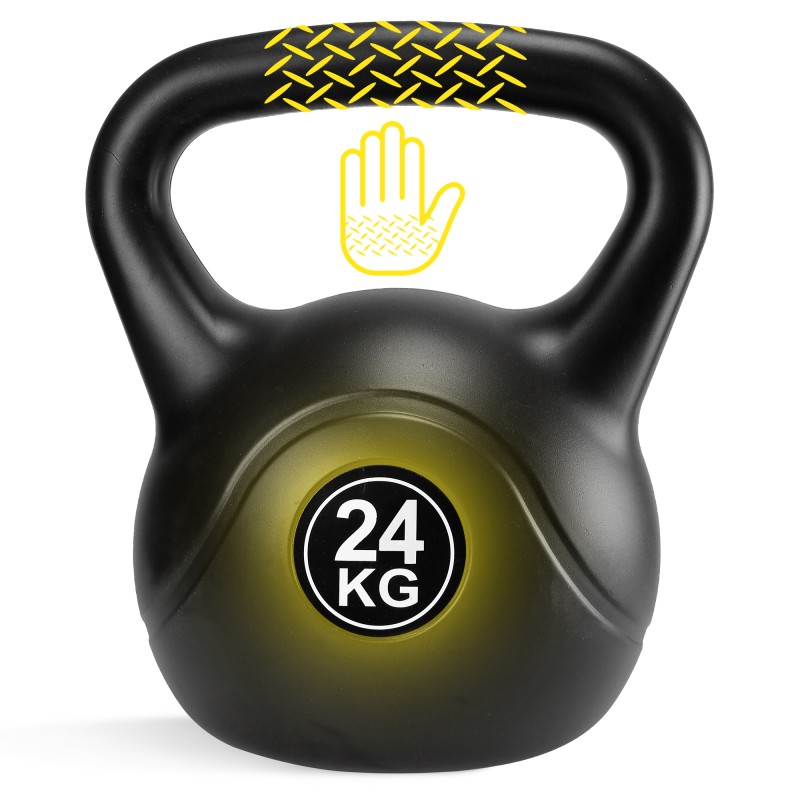 Гиря вінілова Cornix 24 кг XR-0434 Black