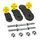 Гантелі металеві Cornix 2 x 10 кг набірні, в кейсі XR-0441 Black