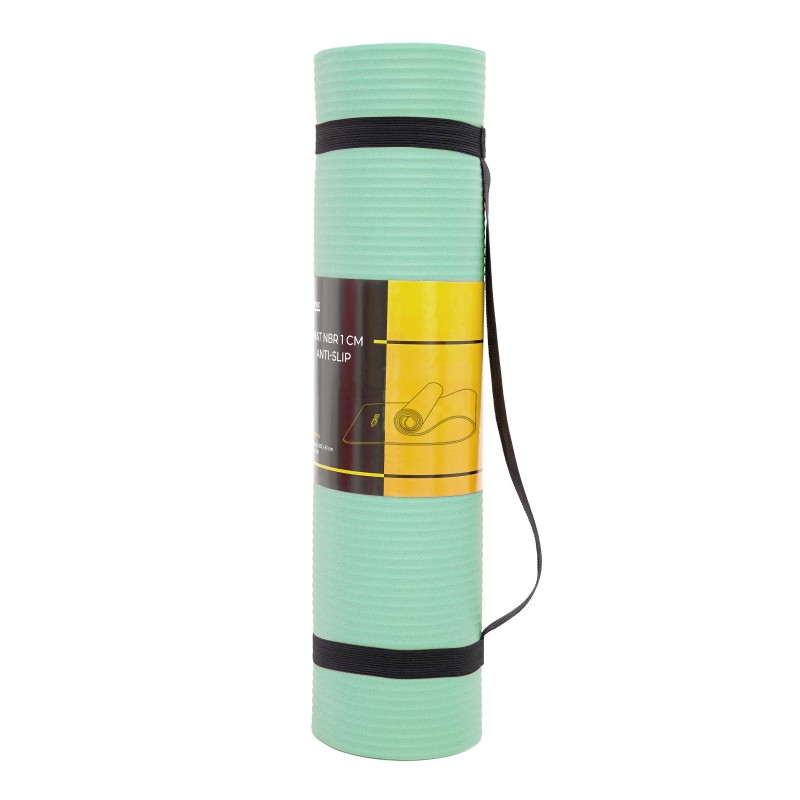 Килимок спортивний Cornix NBR 183 x 61 x 1 cм для йоги та фітнесу XR-0491 Light Green