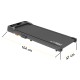 Бігова доріжка для ходьби Cornix Lexi Walking Pad з функцією вібрації Black