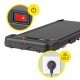Бігова доріжка для ходьби Cornix Lexi Walking Pad з функцією вібрації Black