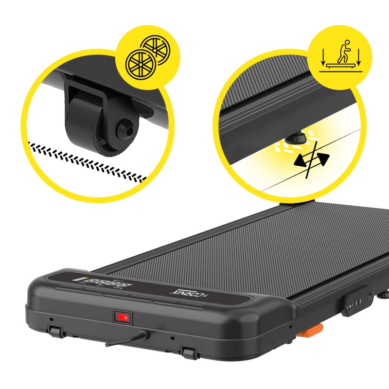 Бігова доріжка для ходьби Cornix Lexi Walking Pad з функцією вібрації Black