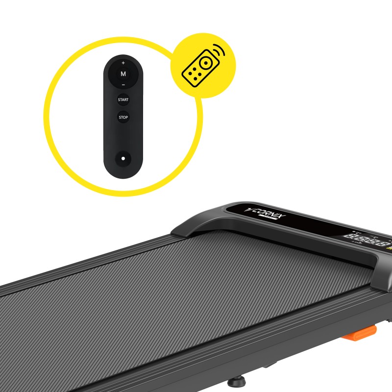 Бігова доріжка для ходьби Cornix Lexi Walking Pad з функцією вібрації Black