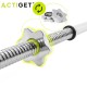 Гриф для штанги прямий Actiget 180 см 28 мм ACT0005