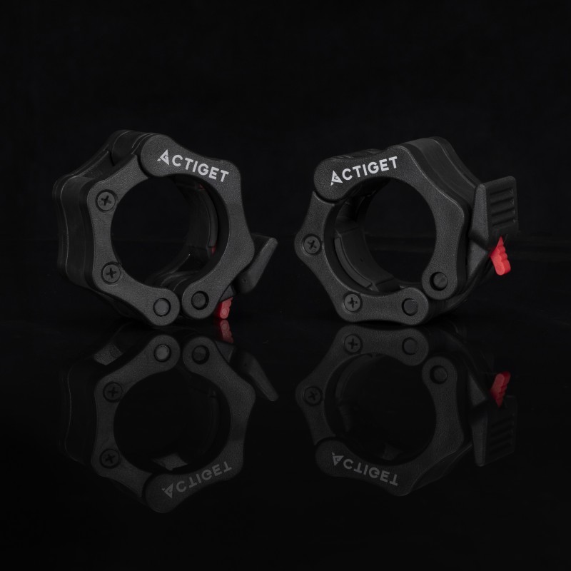 Замки (затиски) для олімпійського грифа Actiget Quick Release 50 мм 2 шт ACT0014