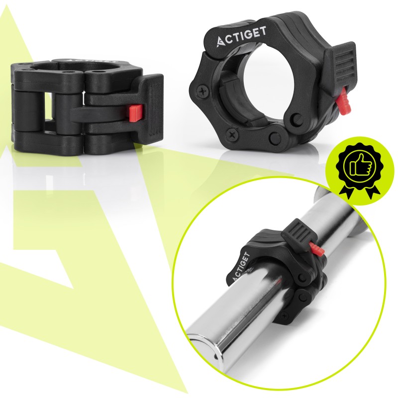 Замки (затиски) для олімпійського грифа Actiget Quick Release 50 мм 2 шт ACT0014