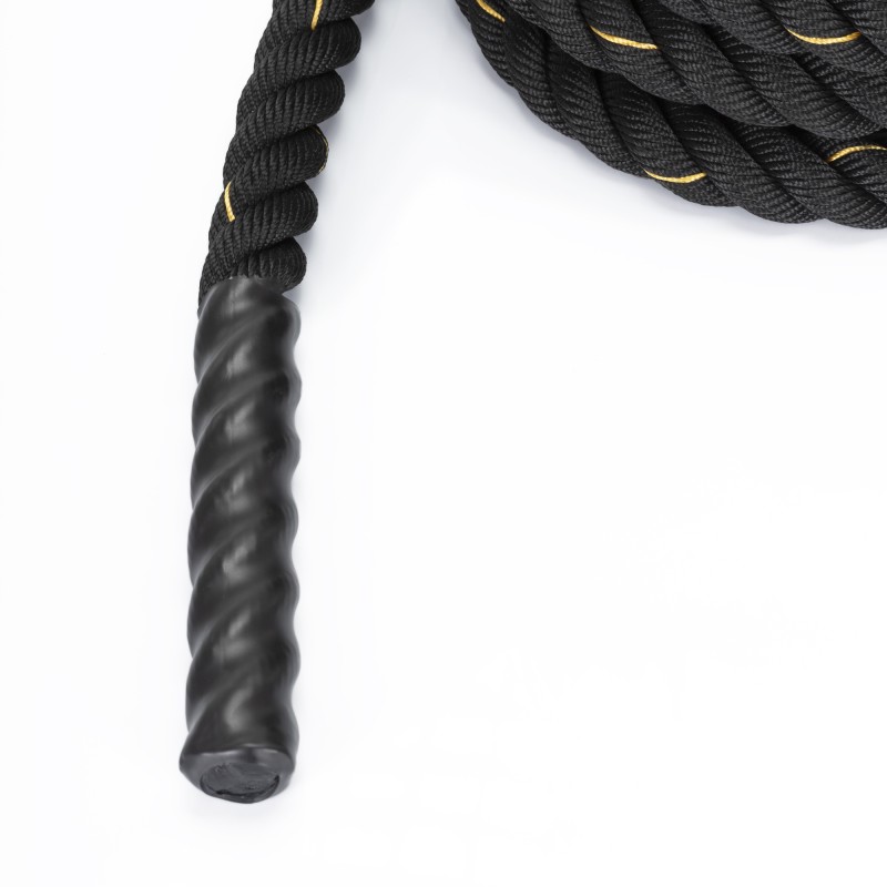 Канат тренувальний Actiget Battle Rope 9 м для кросфіту ACT0015 Black